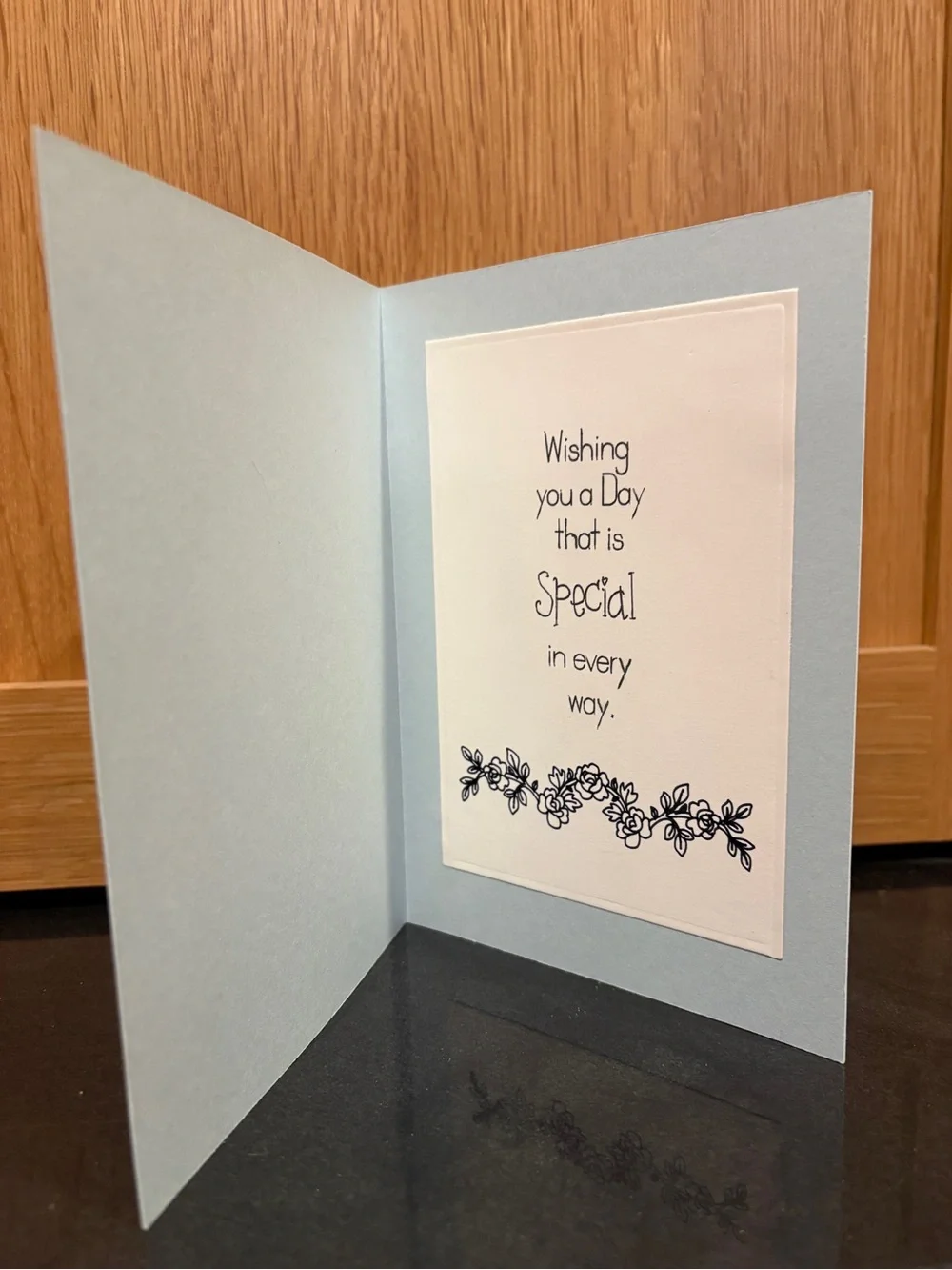 Handcrafted 3-Dimensional Floral Greeting Card